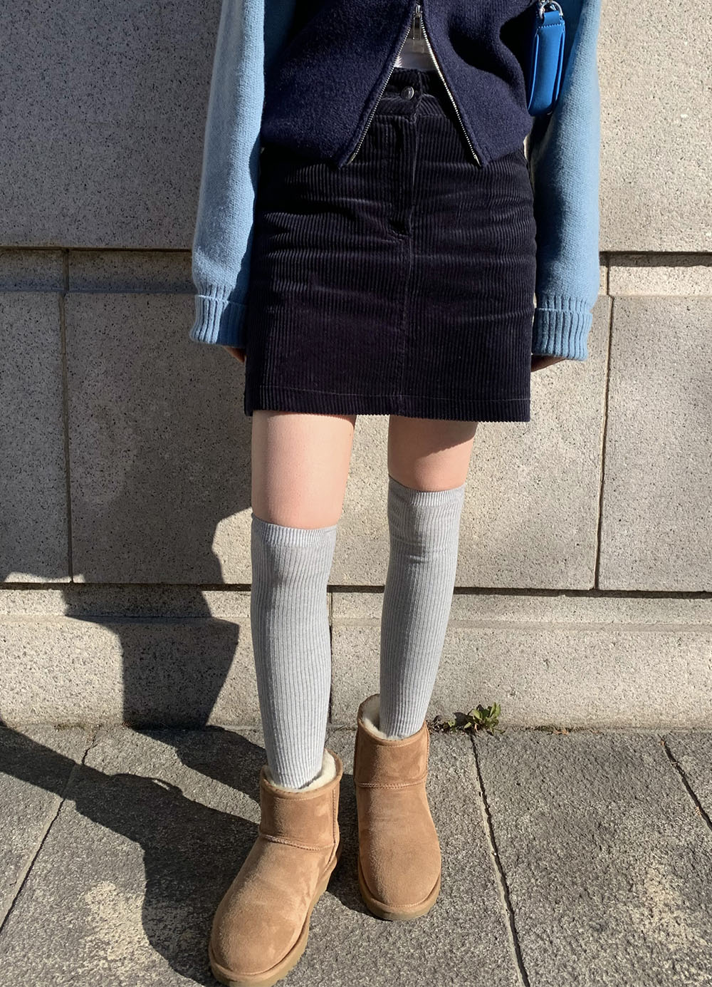 Corduroy Mini Skirt (2colors)